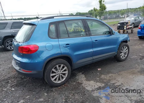 2018 Volkswagen Tiguan Limited 2.0T z USA, uszkodzony, nr VIN WVGAV7AX8JK003868